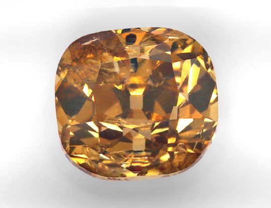 Foto 2 - 2,99ct Rot Goldbraun Diamant Deep Brown Cushion Cut IGI, D6106