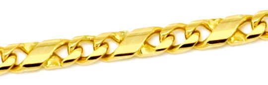 Foto 2 - Dollar Kette Gold Kette massiv Gelb Gold 14K/585, K2174