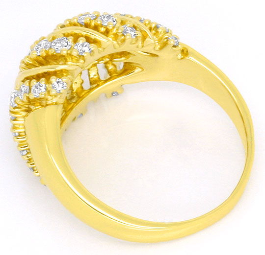 Foto 3 - Brillant-Diamant-Ring 1,18 River Lupenrein 18K Gelbgold, S4227