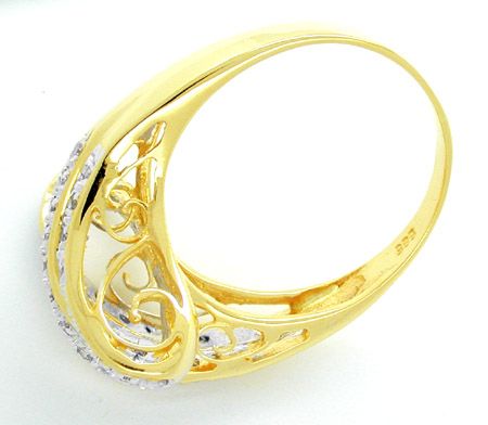 Foto 2 - Neu! sehr dekorativer Diamant-Ring, 14K Gelbgold, S7481