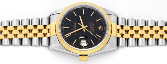 Foto 1 - Ungetragene Rolex Datejust Herren Uhr Stahl-Gold Topuhr, U1329
